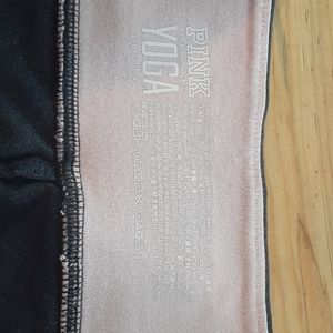 Pink yoga pants